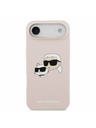 Karl Lagerfeld Karl Lagerfeld Liquid Silicone Double Heads MagSafe Zadnji Ohišje za iPhone Air Roza