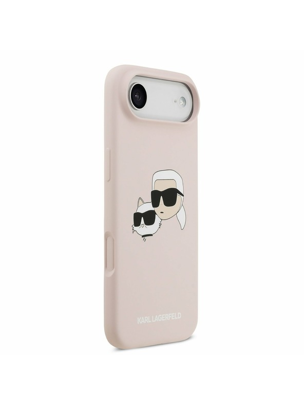 Karl Lagerfeld Karl Lagerfeld Liquid Silicone Double Heads MagSafe Zadnji Ohišje za iPhone Air Roza