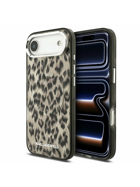 Karl Lagerfeld Karl Lagerfeld IML Leopard MagSafe Zadnji Ohišje za iPhone Air Rjava