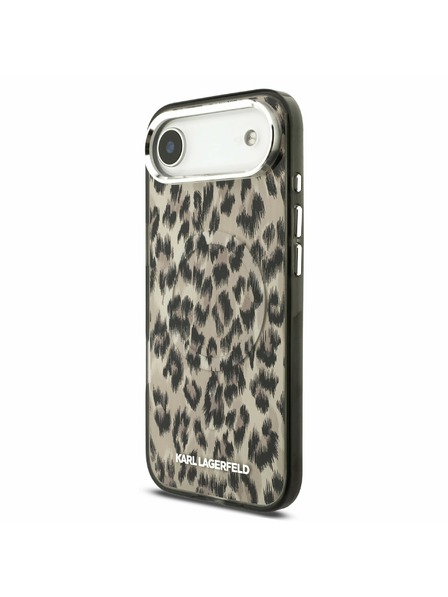 Karl Lagerfeld Karl Lagerfeld IML Leopard MagSafe Zadnji Ohišje za iPhone Air Rjava