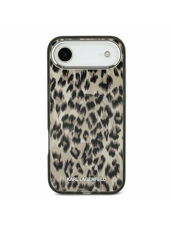 Karl Lagerfeld Karl Lagerfeld IML Leopard MagSafe Zadnji Ohišje za iPhone Air Rjava