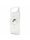 Karl Lagerfeld Karl Lagerfeld IML K&CH Heads Metal Frame MagSafe Zadnji Ohišje za iPhone Air Prozorno