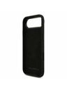 Karl Lagerfeld Karl Lagerfeld Liquid Silicone Metal Ikonik Zadnji Ohišje za iPhone Air Črna