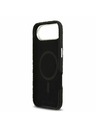 Karl Lagerfeld Karl Lagerfeld Grained PU Repeated Logo MagSafe Zadnji ovoj za iPhone Air Black