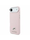 Karl Lagerfeld Karl Lagerfeld PU Karl and Choupette Heads Pins MagSafe Zadnji ovoj za iPhone Air Pink