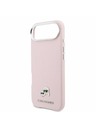 Karl Lagerfeld Karl Lagerfeld PU Karl and Choupette Heads Pins MagSafe Zadnji ovoj za iPhone Air Pink