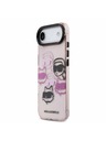 Karl Lagerfeld Karl Lagerfeld IML Multi K&CH Heads Zadnji ovoj za iPhone Air Pink