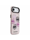 Karl Lagerfeld Karl Lagerfeld IML Multi K&CH Heads Zadnji ovoj za iPhone Air Pink