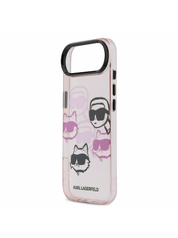 Karl Lagerfeld Karl Lagerfeld IML Multi K&CH Heads Zadnji ovoj za iPhone Air Pink