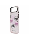 Karl Lagerfeld Karl Lagerfeld IML Multi K&CH Heads Zadnji ovoj za iPhone Air Pink