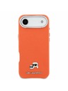 Karl Lagerfeld Karl Lagerfeld PU Karl and Choupette Heads Pins MagSafe Zadnji ovoj za iPhone Air Orange