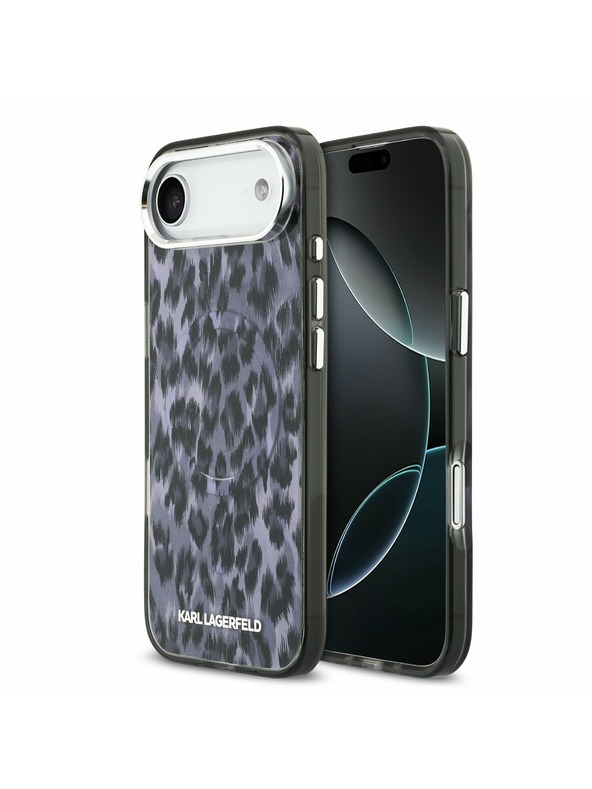 Karl Lagerfeld Karl Lagerfeld IML Leopard MagSafe Zadnji ovoj za iPhone Air Grey
