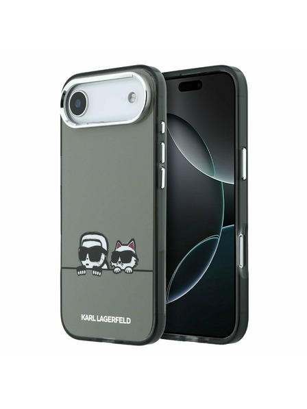 Karl Lagerfeld Karl Lagerfeld IML K&CH Heads Logo MagSafe Zadnji ovoj za iPhone Air Black