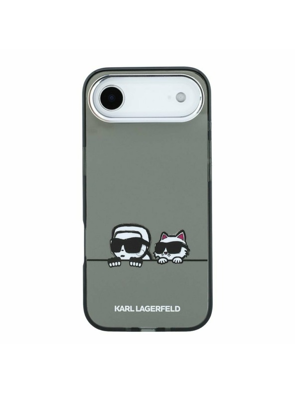Karl Lagerfeld Karl Lagerfeld IML K&CH Heads Logo MagSafe Zadnji ovoj za iPhone Air Black