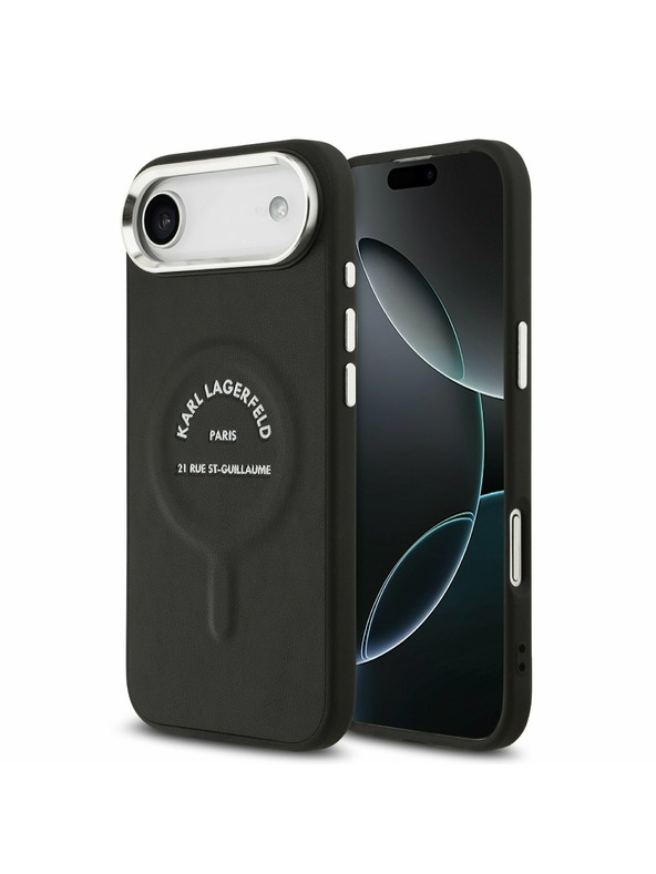 Karl Lagerfeld Karl Lagerfeld PU RSG Logo MagSafe Zadnji ovoj za iPhone Air Black