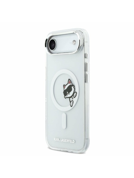 Karl Lagerfeld Karl Lagerfeld IML Choupette Peekaboo MagSafe Zadnji ovoj za iPhone Air Transparent