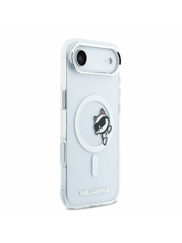 Karl Lagerfeld Karl Lagerfeld IML Choupette Peekaboo MagSafe Zadnji ovoj za iPhone Air Transparent