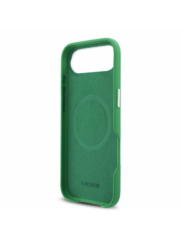 Lacoste Lacoste Iconic Petit Pique Metal Logo MagSafe Zadnji ovoj za iPhone Air Green