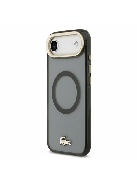 Lacoste Lacoste PC/TPU Frosted Finish Gold Logo MagSafe Zadnji ovoj za iPhone Air Black