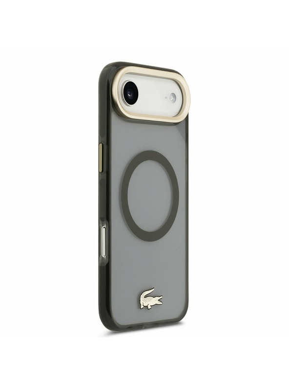Lacoste Lacoste PC/TPU Frosted Finish Gold Logo MagSafe Zadnji ovoj za iPhone Air Black