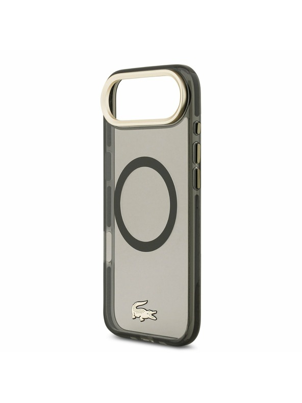 Lacoste Lacoste PC/TPU Frosted Finish Gold Logo MagSafe Zadnji ovoj za iPhone Air Black