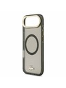 Lacoste Lacoste PC/TPU Frosted Finish Gold Logo MagSafe Zadnji ovoj za iPhone Air Black