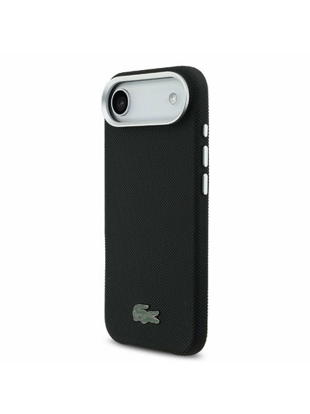 Lacoste Lacoste Iconic Petit Pique Metal Logo MagSafe Zadnji ovoj za iPhone Air Black