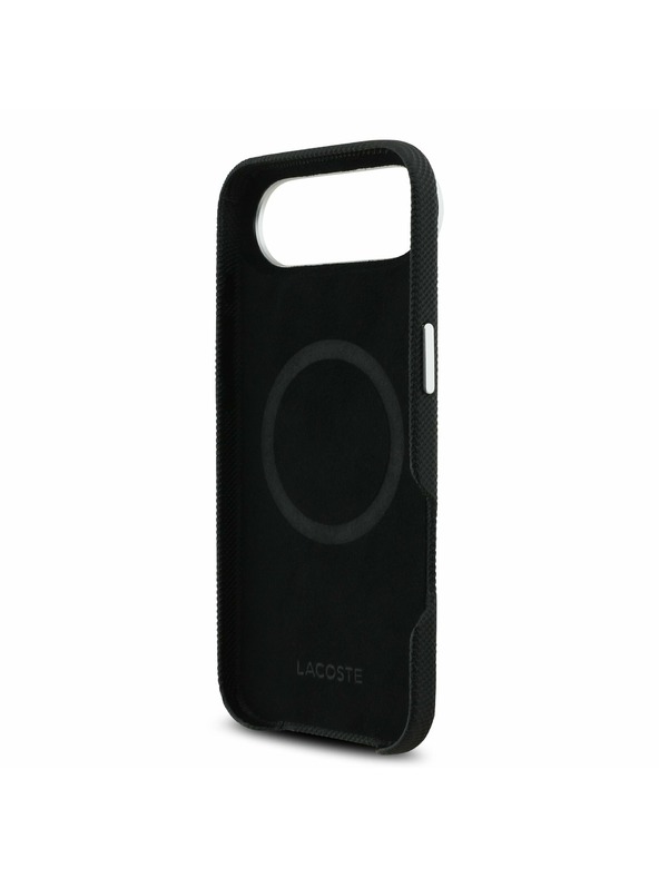 Lacoste Lacoste Iconic Petit Pique Metal Logo MagSafe Zadnji ovoj za iPhone Air Black