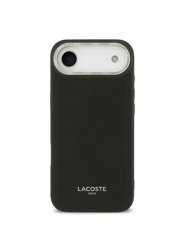 Lacoste Lacoste PU Leather Champs Elysees MagSafe Zadnji ovoj za iPhone Air Black