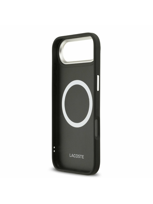 Lacoste Lacoste PU Leather Champs Elysees MagSafe Zadnji ovoj za iPhone Air Black
