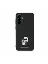 Karl Lagerfeld Karl Lagerfeld PU Saffiano Metal Karl and Choupette Zadnji ovoj za Samsung Galaxy A36 Black