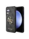 Guess Guess PU 4G Metal Logo Zadnji ovoj za Samsung Galaxy S24 Grey