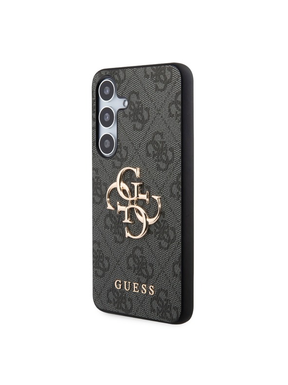 Guess Guess PU 4G Metal Logo Zadnji ovoj za Samsung Galaxy S24 Grey