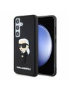 Karl Lagerfeld Karl Lagerfeld 3D Rubber Ikonik Zadnji ovoj za Samsung Galaxy S24 Black