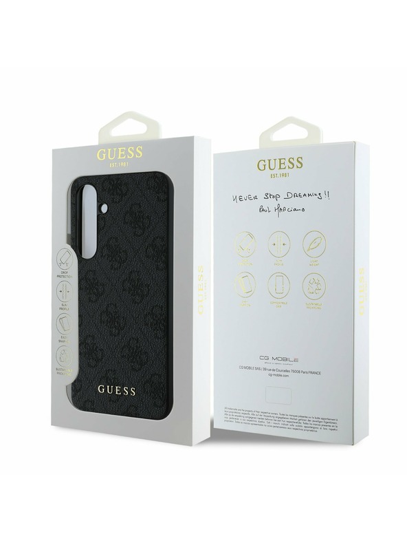 Guess Guess 4G Zadnji ovoj za Samsung Galaxy S24 FE Grey