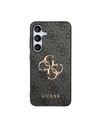 Guess Guess PU 4G Metal Logo Zadnji ovoj za Samsung Galaxy S24+ Grey