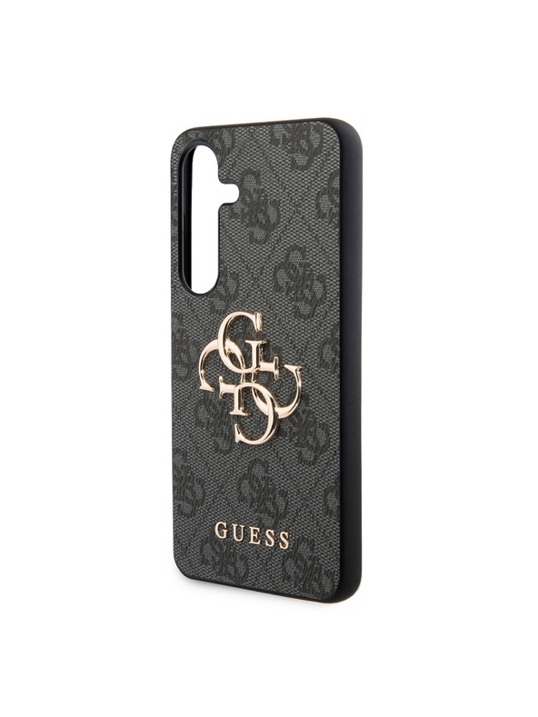 Guess Guess PU 4G Metal Logo Zadnji ovoj za Samsung Galaxy S24+ Grey