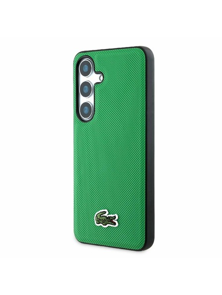 Lacoste Lacoste Iconic Petit Pique Woven Logo MagSafe Zadnji ovoj za Samsung Galaxy S25 Green