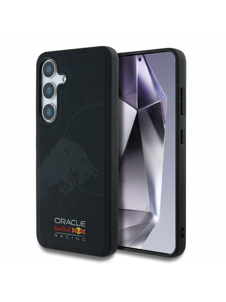 Red Bull Red Bull Leather Meshed Debossed Logo MagSafe Zadnji ovoj za Samsung Galaxy S25 Navy