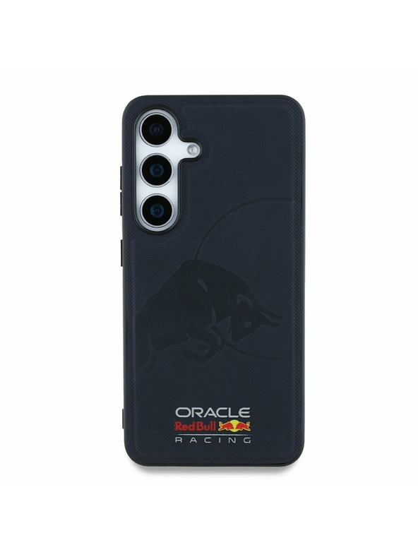 Red Bull Red Bull Leather Meshed Debossed Logo MagSafe Zadnji ovoj za Samsung Galaxy S25 Navy