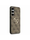 Guess Guess PU 4G Metal Logo Zadnji ovoj za Samsung Galaxy S25 FE Brown