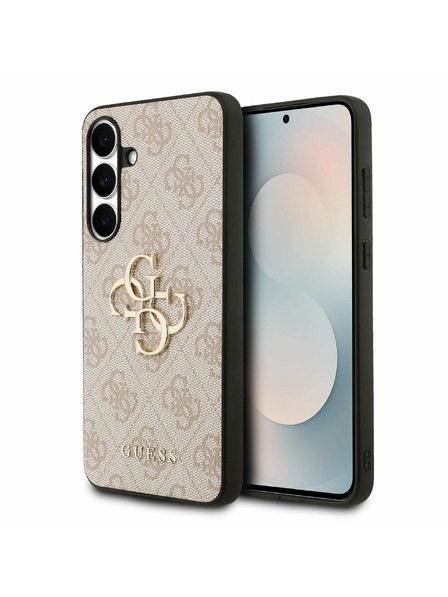 Guess Guess PU 4G Metal Logo Zadnji ovoj za Samsung Galaxy S25 FE Pink