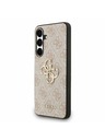 Guess Guess PU 4G Metal Logo Zadnji ovoj za Samsung Galaxy S25 FE Pink