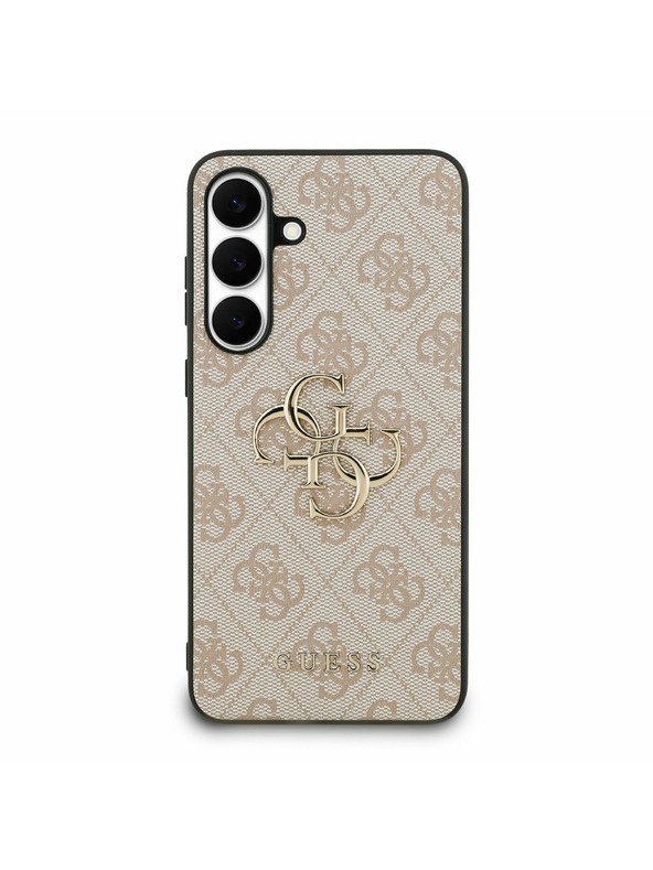 Guess Guess PU 4G Metal Logo Zadnji ovoj za Samsung Galaxy S25 FE Pink