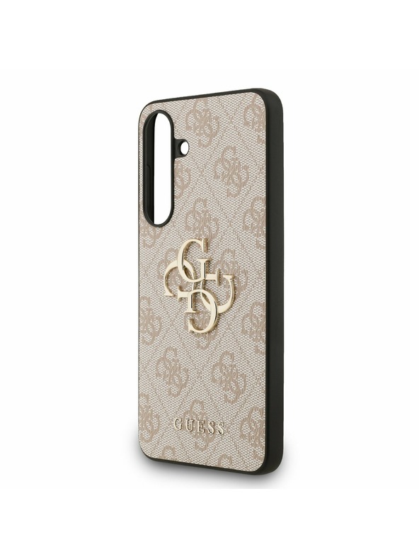 Guess Guess PU 4G Metal Logo Zadnji ovoj za Samsung Galaxy S25 FE Pink
