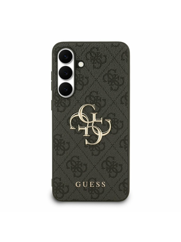 Guess Guess PU 4G Metal Logo Zadnji ovoj za Samsung Galaxy S25 FE Grey