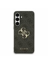 Guess Guess PU 4G Metal Logo Zadnji ovoj za Samsung Galaxy S25 FE Grey