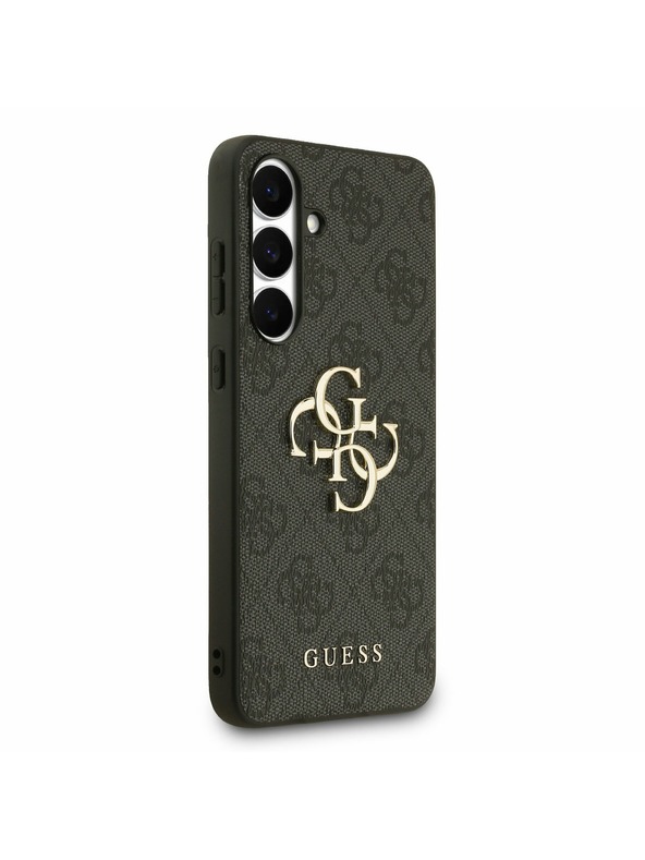 Guess Guess PU 4G Metal Logo Zadnji ovoj za Samsung Galaxy S25 FE Grey