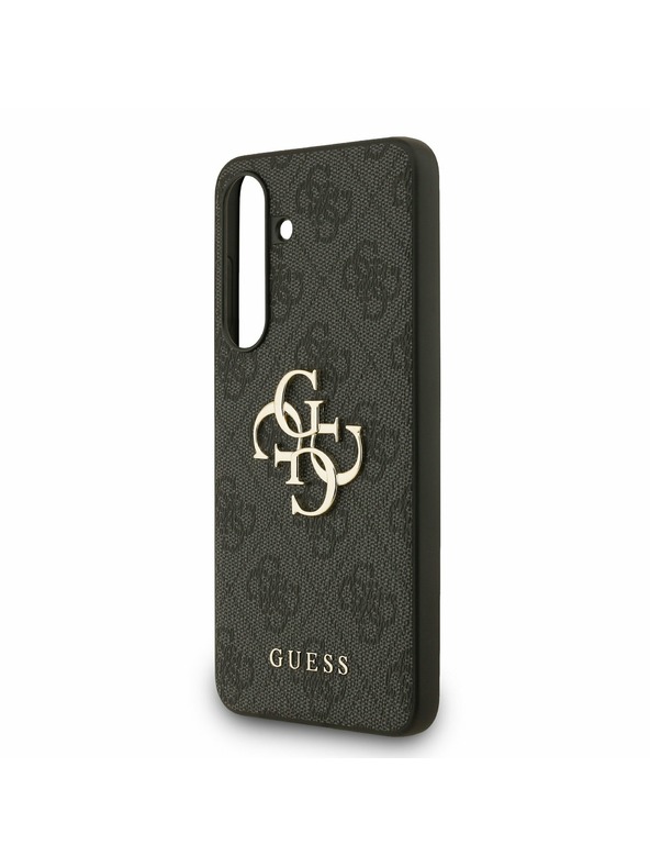 Guess Guess PU 4G Metal Logo Zadnji ovoj za Samsung Galaxy S25 FE Grey