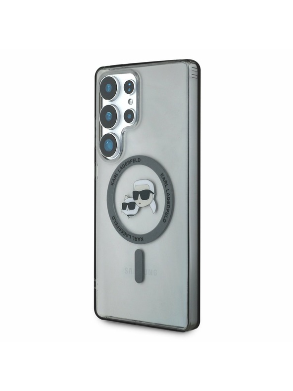 Karl Lagerfeld Karl Lagerfeld IML K&CH Heads MagSafe Zadnji ovoj za Samsung Galaxy S25 Ultra Black